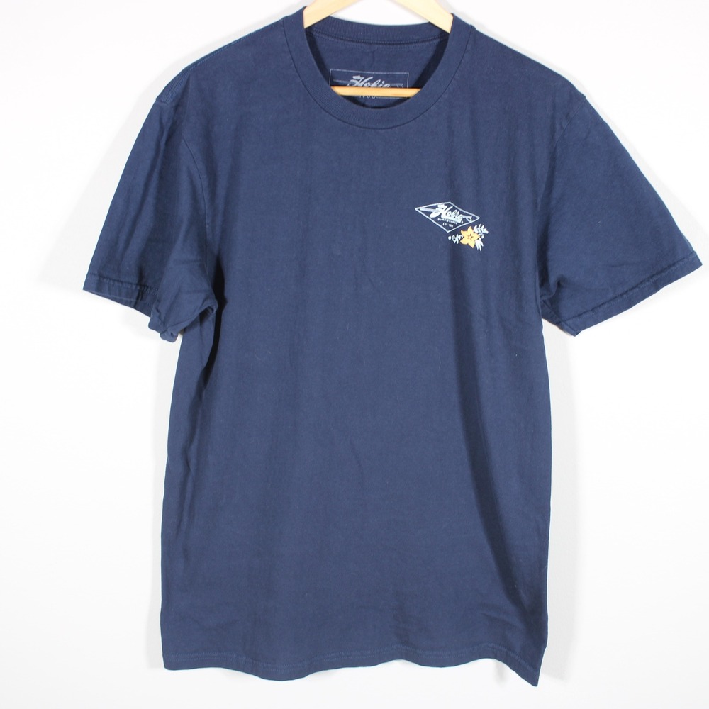 Hobie San Clemente California Beach Graphic T-Shirt Navy Blue - Size M